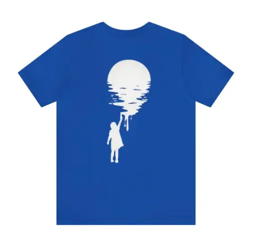 T-shirt Umwana | Bleu-blanc | Taille M